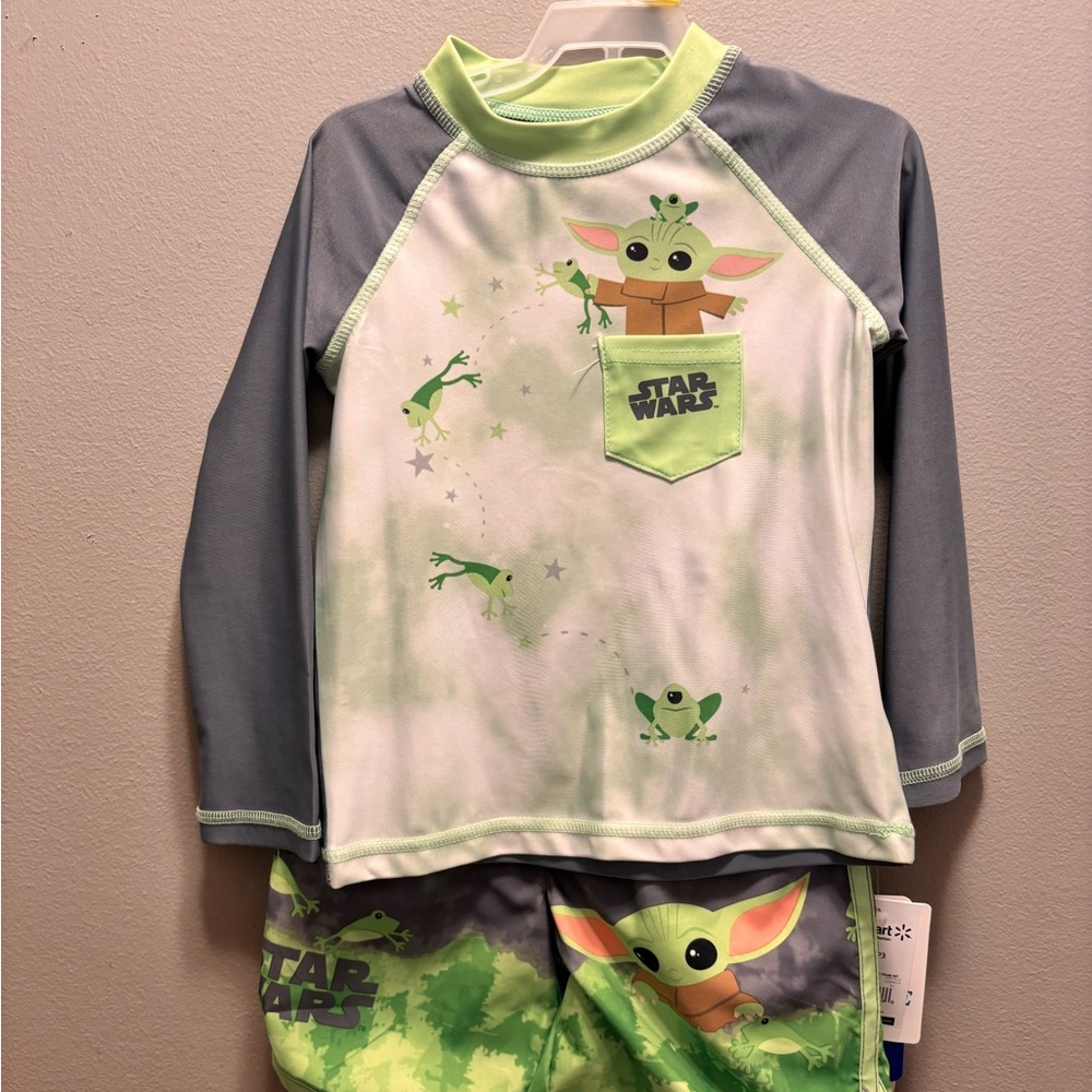 Star Wars Baby Yoda Swim Set